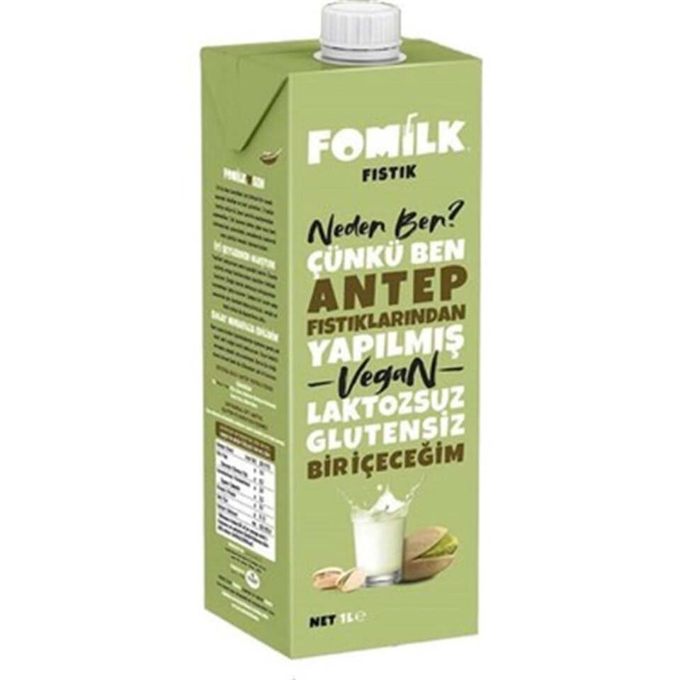 FOMİLK ANTEP FISTIĞI SÜTÜ 1 LT